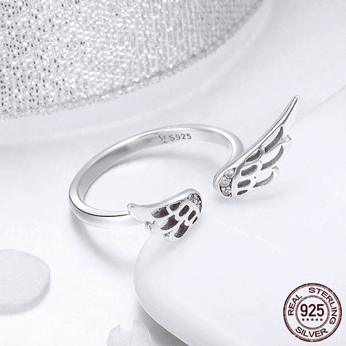 Anillo Alas Plata 925 4