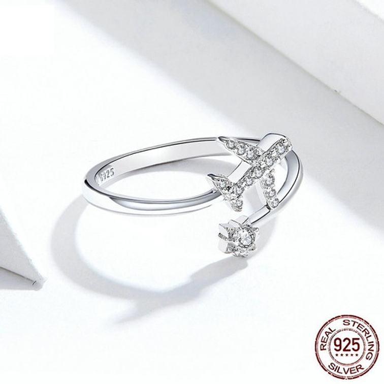 Anillo Avión Plata 925 2