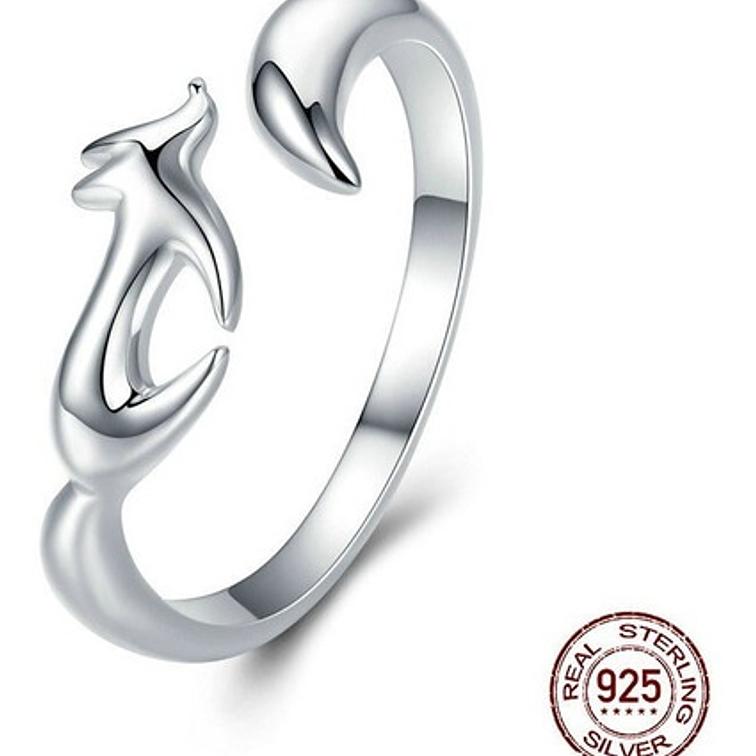 Anillo Zorro Plata 925 1