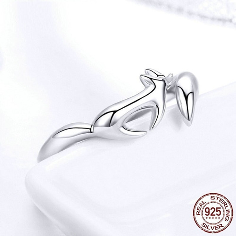Anillo Zorro Plata 925 2