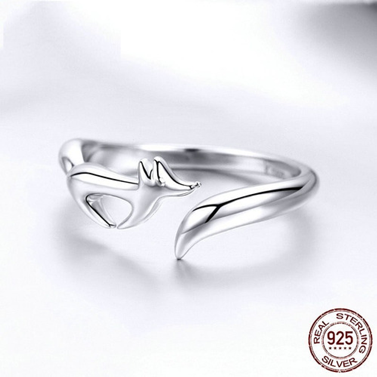 Anillo Zorro Plata 925 3