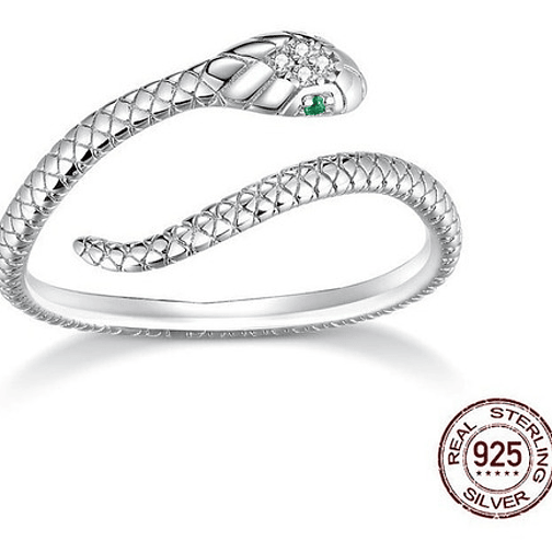 Anillo Serpiente Plata 925 1