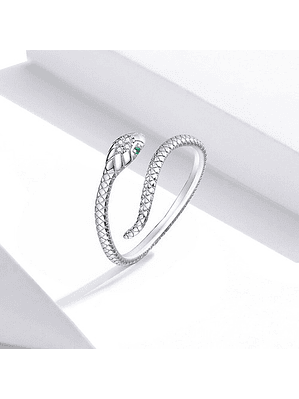 Anillo Serpiente Plata 925