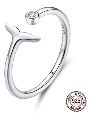 Anillo Cola de Sirena Plata 925