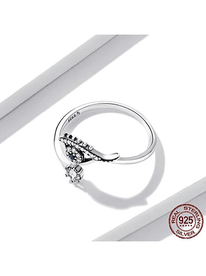 Anillo Ojo Plata 925
