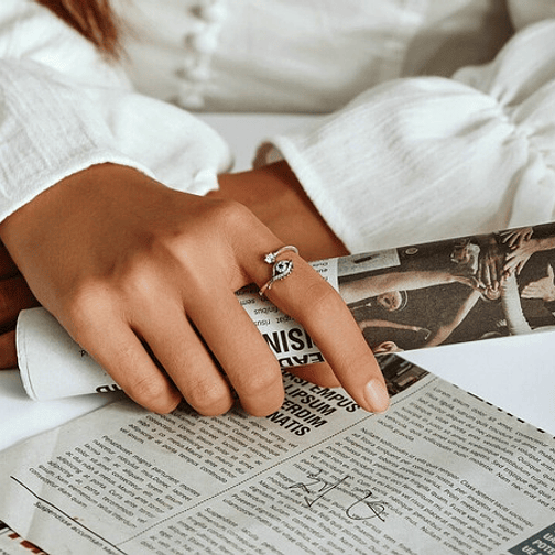 Anillo Ojo Plata 925 3