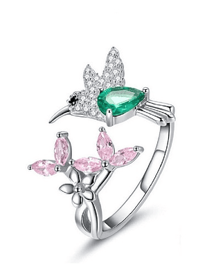 Anillo Colibrí Plata 925