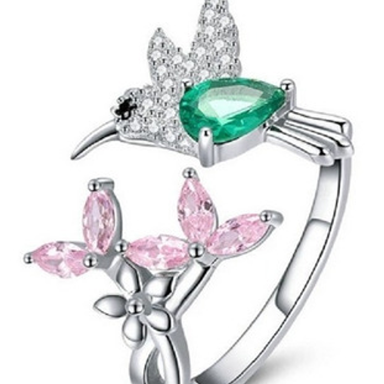 Anillo Colibrí Plata 925 1