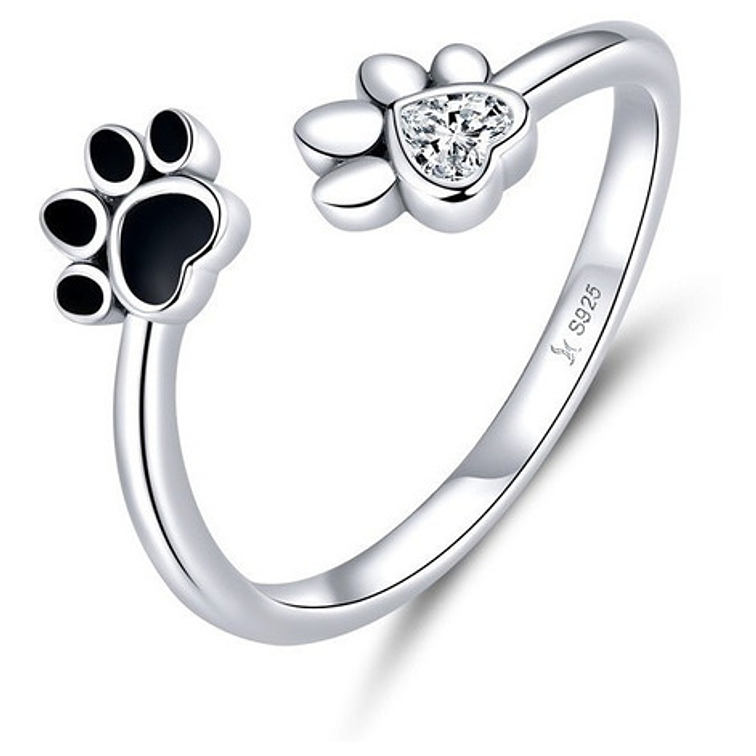 Anillo 2 Patitas Plata 925 1