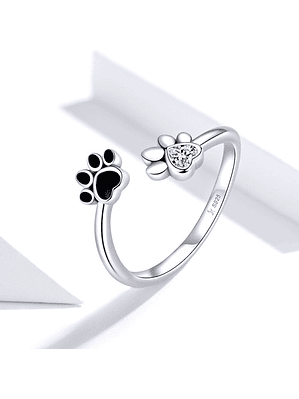 Anillo 2 Patitas Plata 925