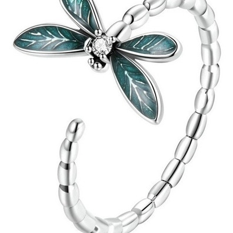 Anillo Libélula Plata 925 1
