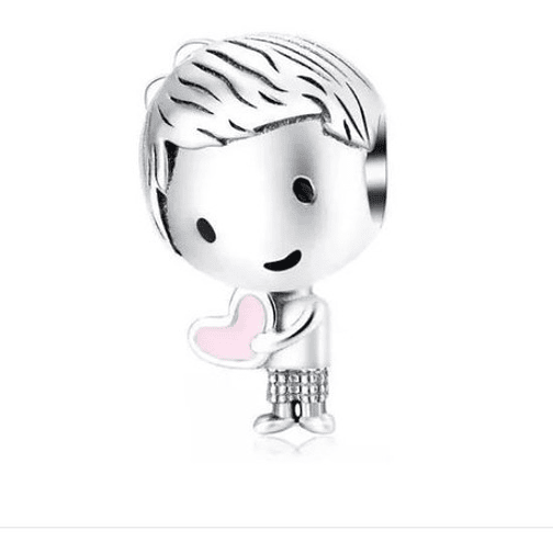 Charm Niño con Corazón Plata 925 1