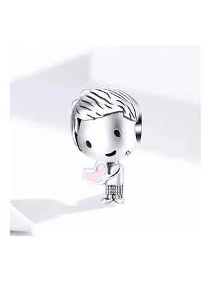 Charm Niño con Corazón Plata 925