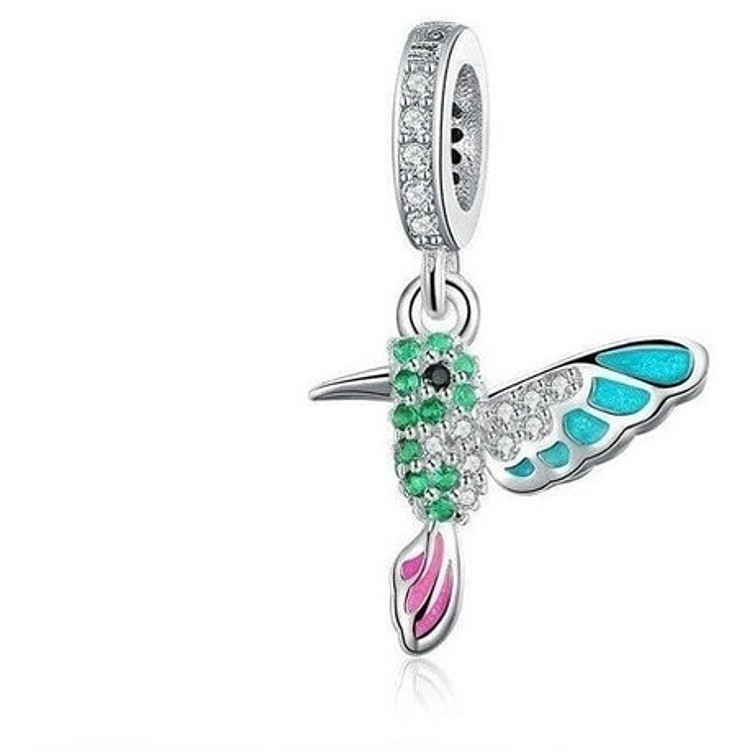 Charm Picaflor Colibri Plata 925 1