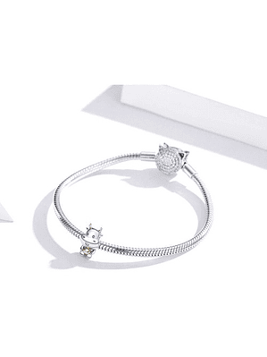 Charm Vaca Toro Plata 925