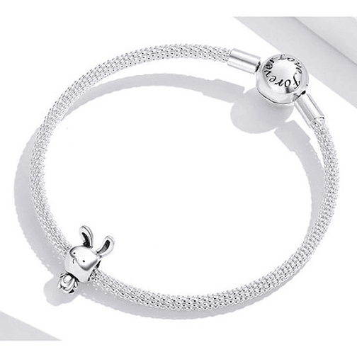 Charm Conejo Conejito Plata 925 2