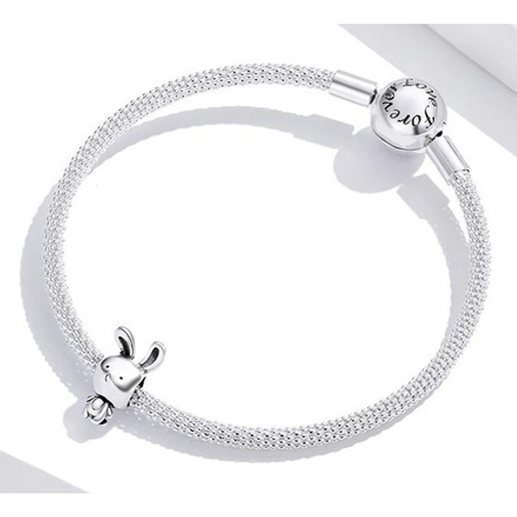 Charm Conejo Conejito Plata 925 2