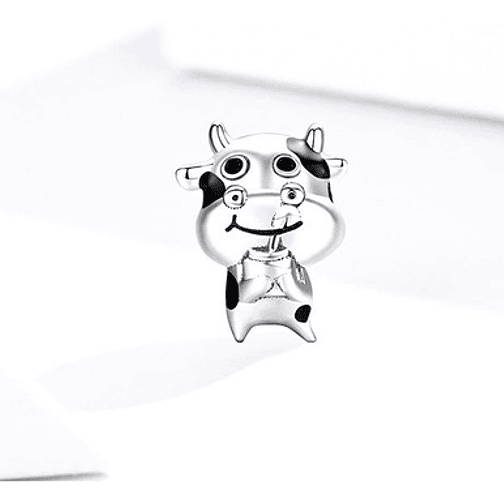 Charm Vaca Vaquita Plata 925 1