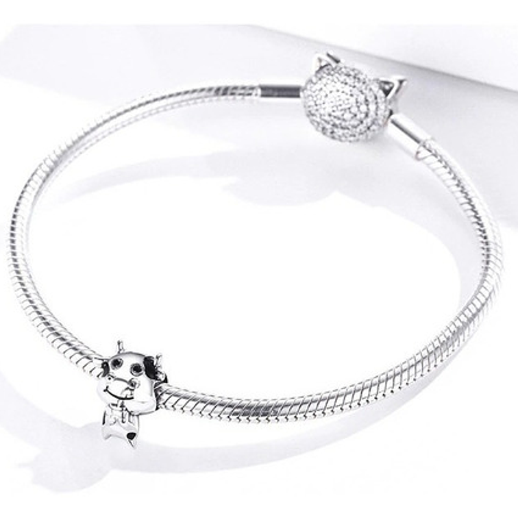 Charm Vaca Vaquita Plata 925 2