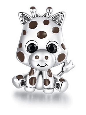 Charm Jirafa Bebé Plata 925