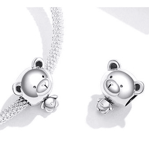 Charm Osito Peluche Oso Plata 925 3