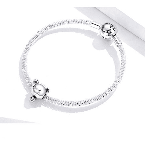 Charm Osito Peluche Oso Plata 925 4