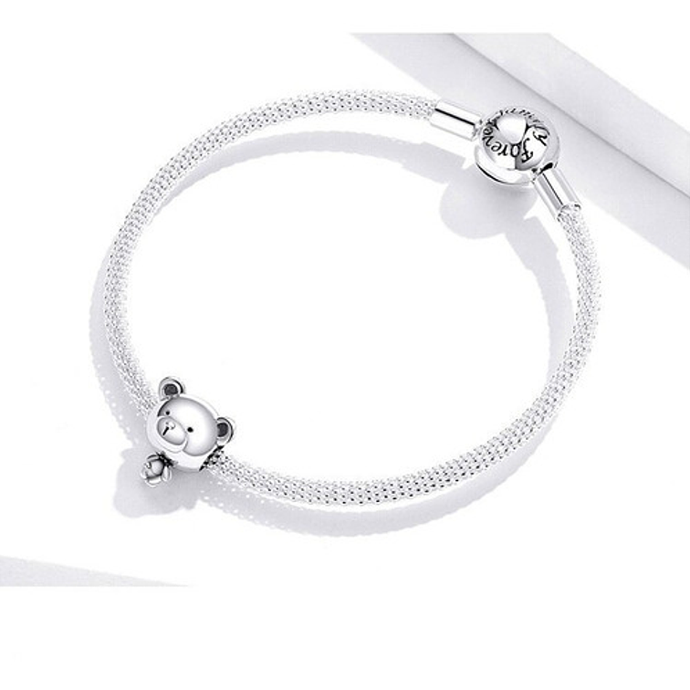 Charm Osito Peluche Oso Plata 925 4