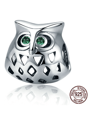 Charm Buho Plata 925
