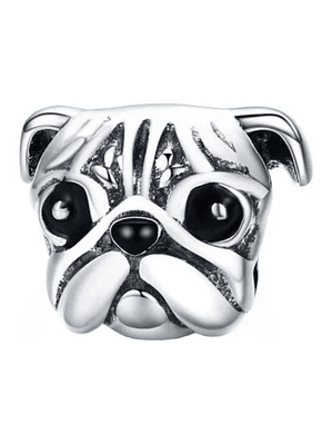 Charm Perrito Pug Plata 925