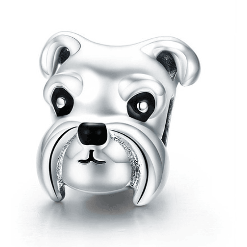 Charm Perrito Schnauzer Plata 925 1