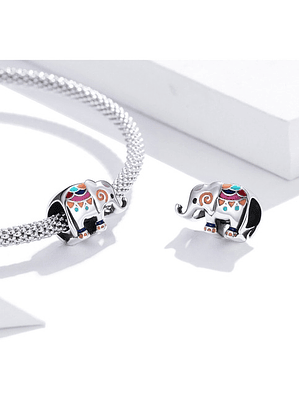 Charm Elefante de la Suerte Plata 925