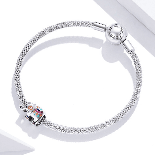 Charm Elefante de la Suerte Plata 925 3