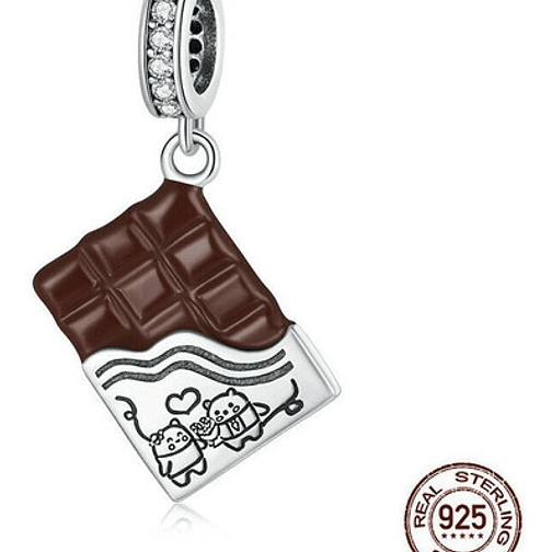 Charm Amor al Chocolate Plata 925 1