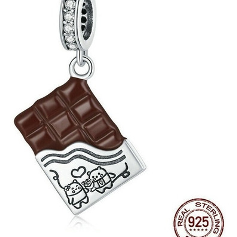 Charm Amor al Chocolate Plata 925 1