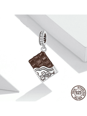 Charm Amor al Chocolate Plata 925