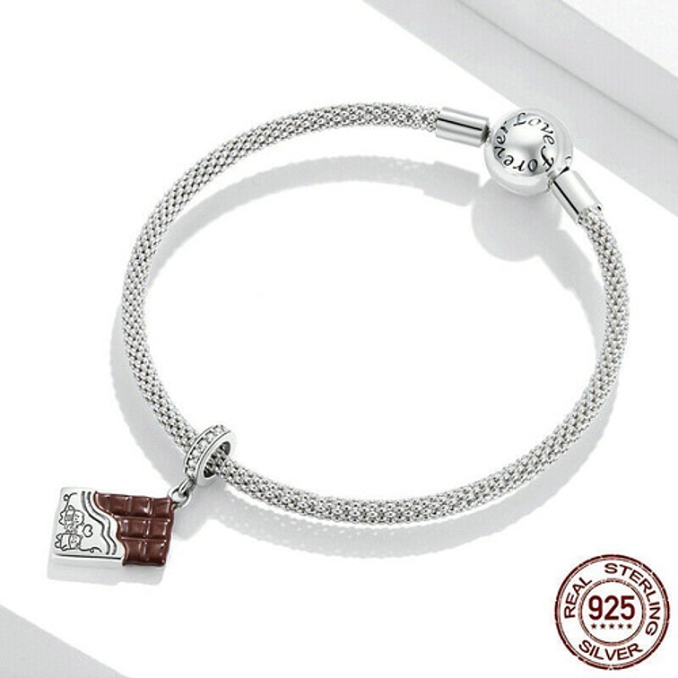 Charm Amor al Chocolate Plata 925 3