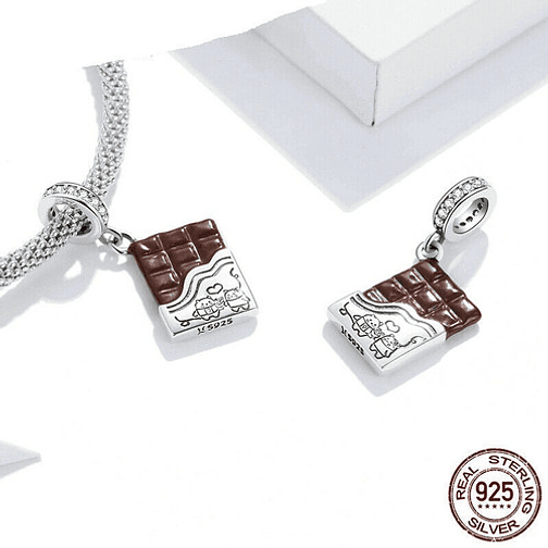 Charm Amor al Chocolate Plata 925 4