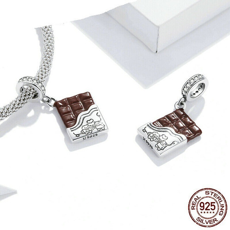 Charm Amor al Chocolate Plata 925 4