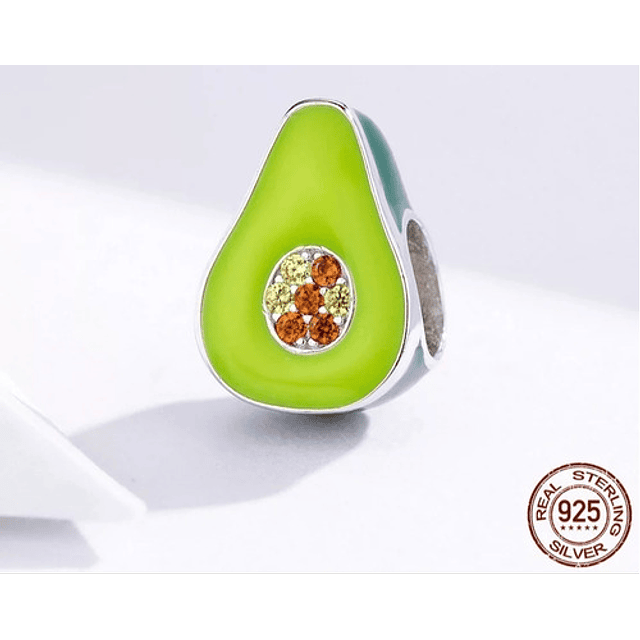 Charm Palta Aguacate Plata 925