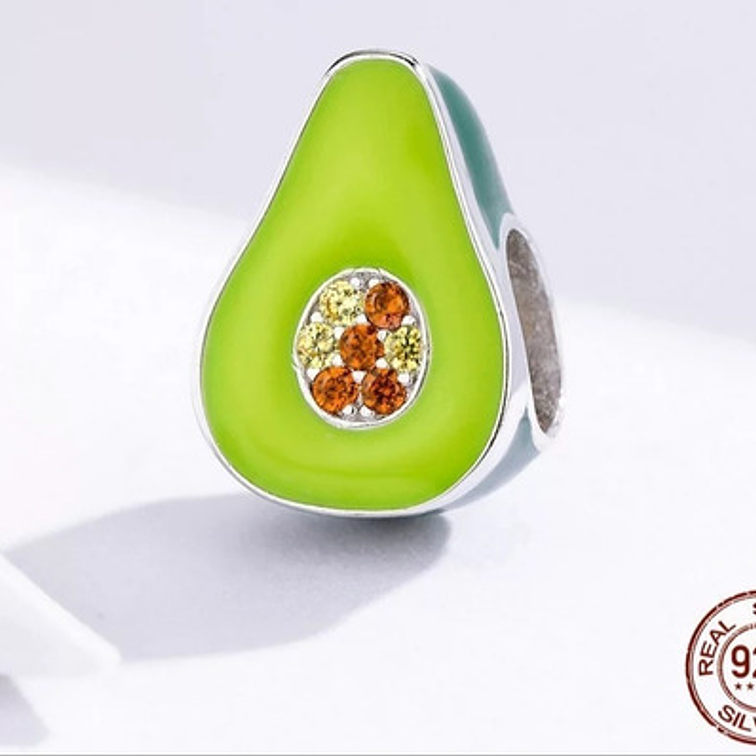 Charm Palta Aguacate Plata 925 3