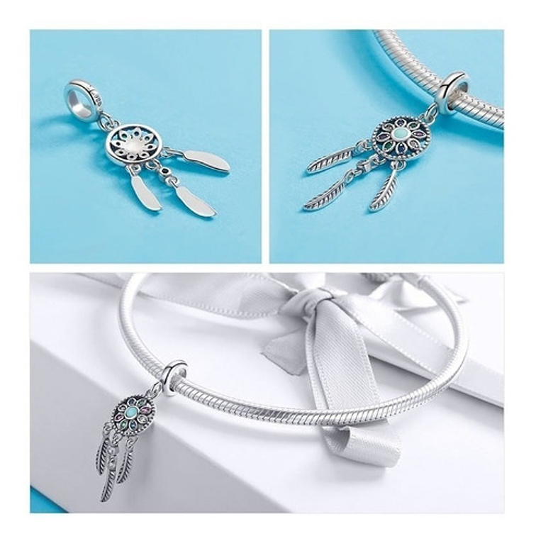 Charm Atrapa Sueños Multicolor Plata 925 4