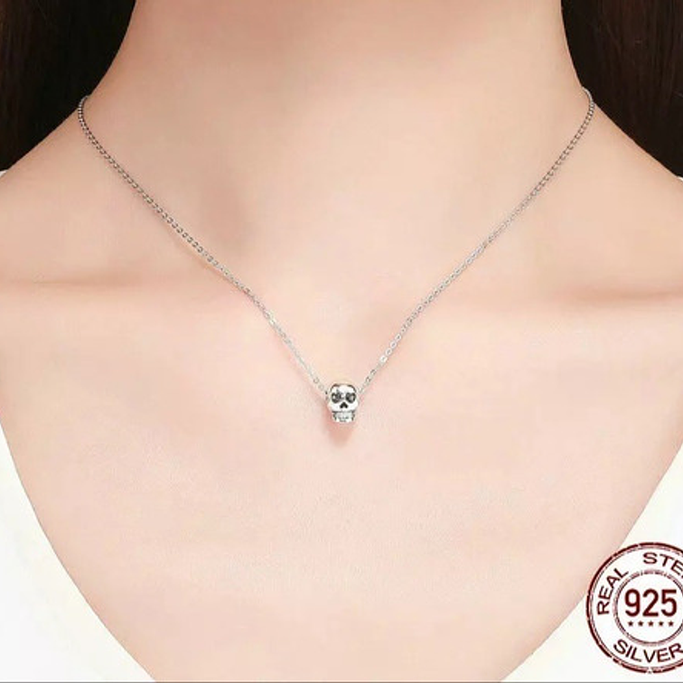 Charm Calavera Plata 925 4
