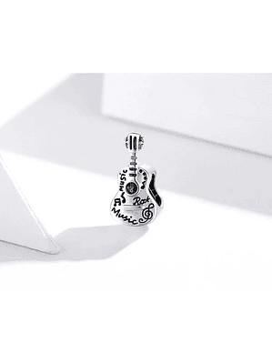 Charm Guitarra Plata 925