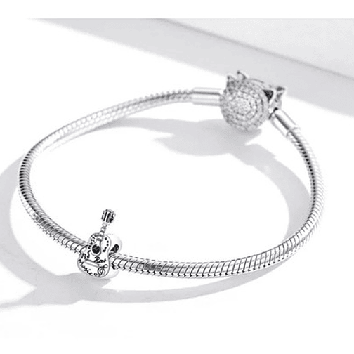 Charm Guitarra Plata 925 3