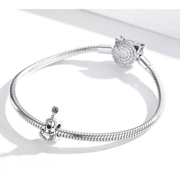Charm Guitarra Plata 925 3