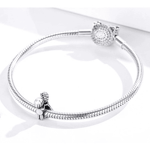 Charm Niños Pareja Niña Niño Plata 925 2