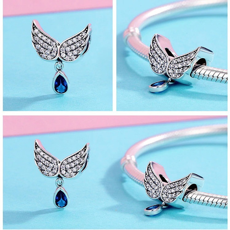 Charm Alas de Angel Plata 925 2