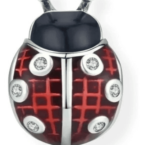 Charm Chinita Roja Plata 925 1