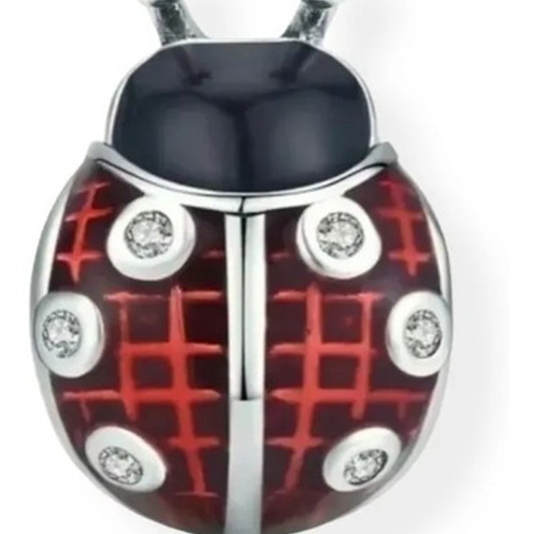 Charm Chinita Roja Plata 925 1