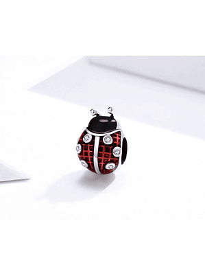 Charm Chinita Roja Plata 925